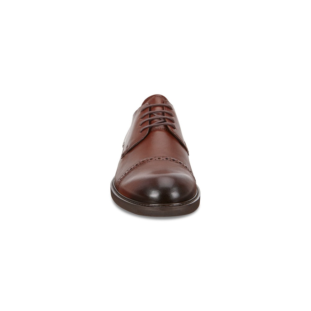 Zapatos De Vestir Hombre - ECCO Vitrus Iii - Marrom - JUE513284